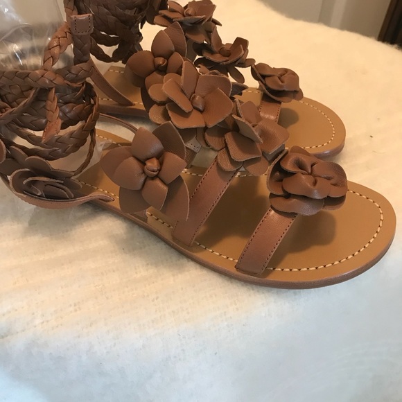 NIB Tory Burch Blossom Leather Gladiator Sandals - Picture 5 of 7